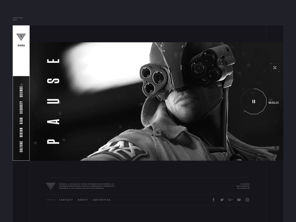 AKIRA - website on Behance