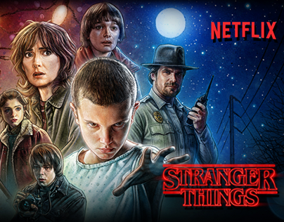 Stranger Things - Netflix Poster Art on Behance