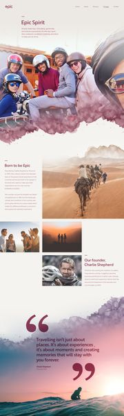 Dribbble - website-about.jpg by Mike Kus