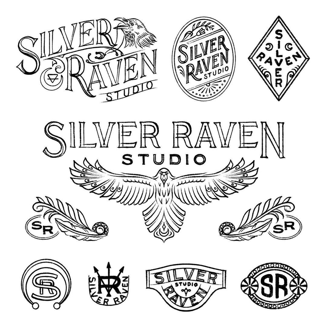 Daniel Sheridan on Instagram: “Some early rough comps from a recent branding project with @silver…