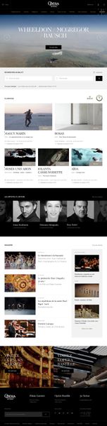 Opéra national de Paris website — AREA 17