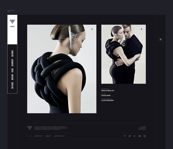 AKIRA - website on Behance