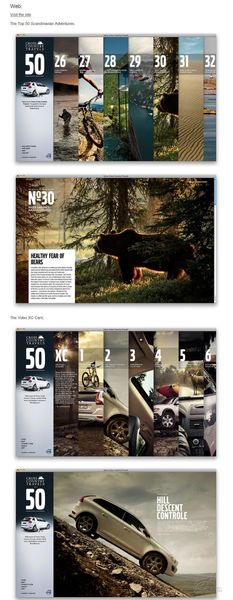 Beautiful vertical grid design, may be it can be used for a Top 10 article layout.