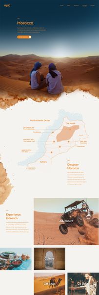 Dribbble - website-morocco.jpg by Mike Kus