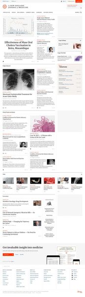 New England Journal of Medicine Website — AREA 17