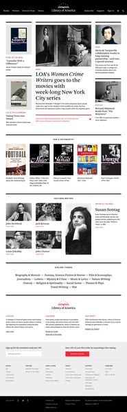 Library of America website — AREA 17