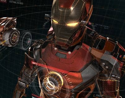 AVENGERS: Age of Ultron - UI Screen Graphics on Behance