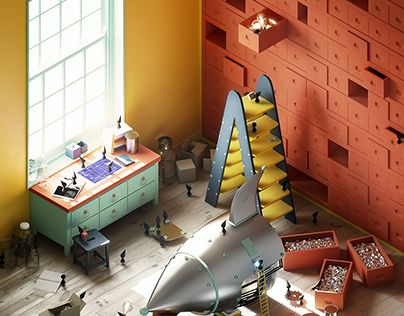 4² Rooms on Behance