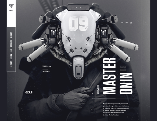 AKIRA - website on Behance