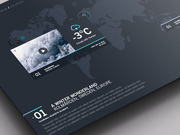 Weather Dashboard / Global Outlook / Locations 2 #UI