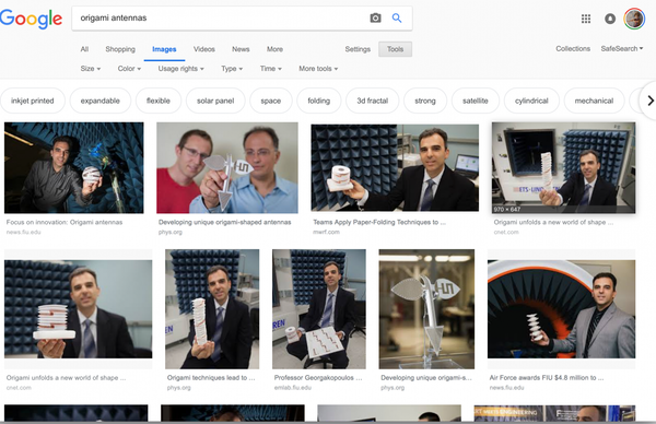 Google: "Origami Antennas"