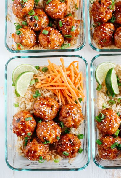 Honey Sriracha Glazed Meatballs