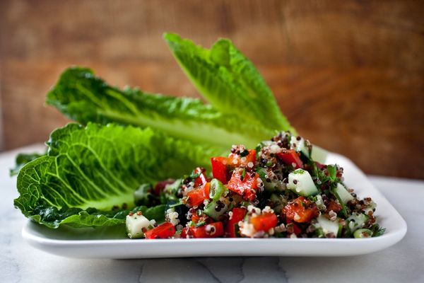 Rainbow Quinoa Tabbouleh