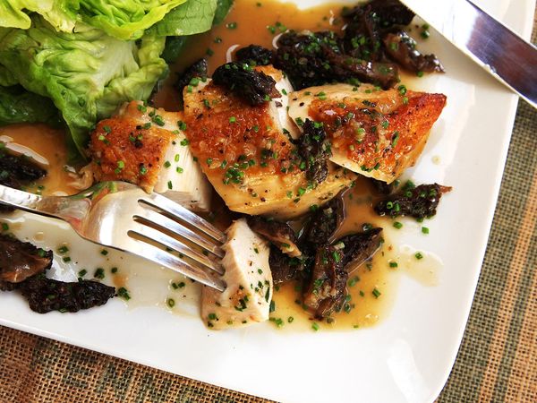 Easy Pan-Roasted Chicken Breasts With Morel Mushroom Pan Sauce