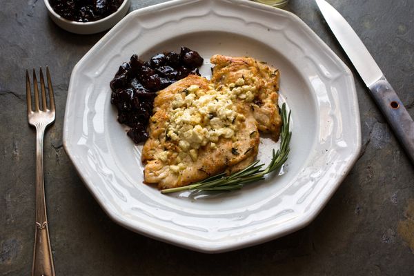 Chicken Breasts with Feta and Figs