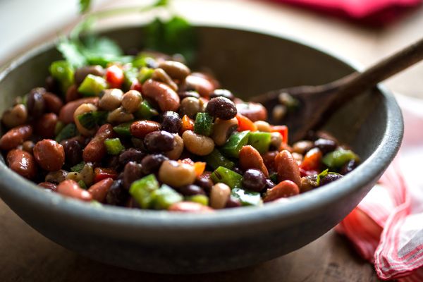 3-Bean Good Luck Salad with Cumin Vinaigrette