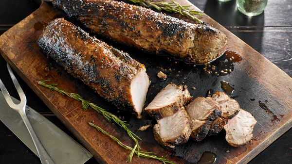 Mustard-Glazed Pork Tenderloin