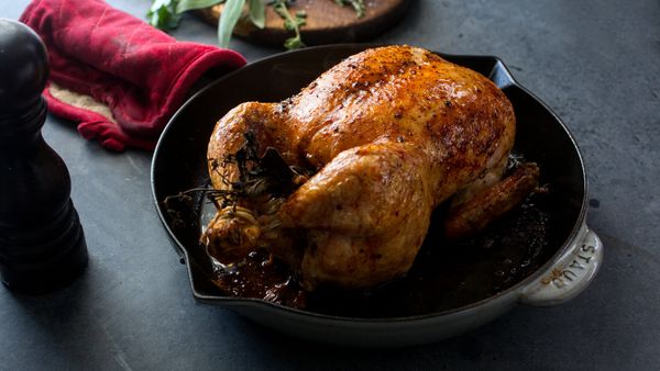 Salt-and-Pepper Roast Chicken