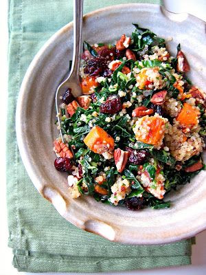 Quinoa, Kale and Sweet Potato Salad