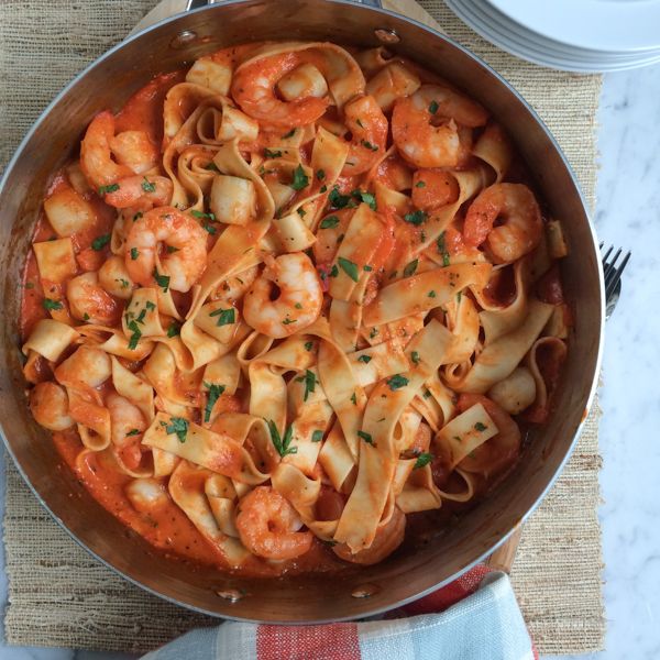 Seafood Pappardelle