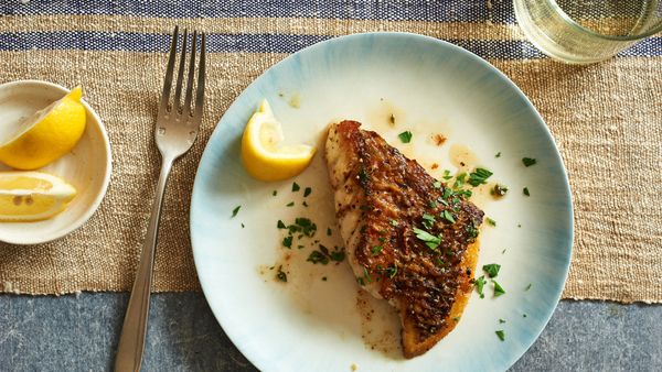 Pan Roasted Fish Fillets With Herb Butter