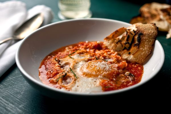 Eggs Poached in Marinara Sauce