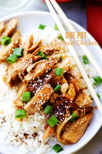 One Pot Easy Teriyaki Chicken