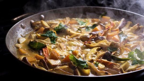 Winter Squash and Wild Mushroom Curry