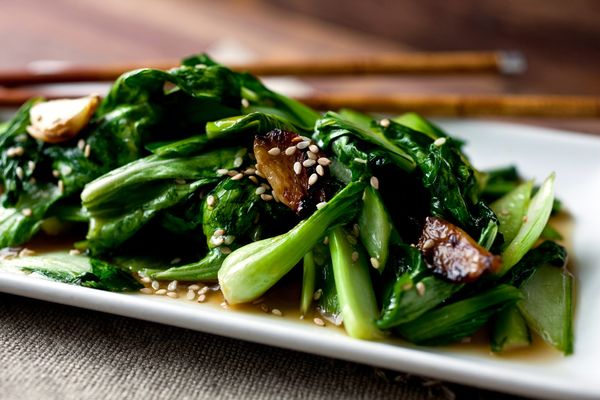 Stir-Fried Bok Choy or Sturdy Greens