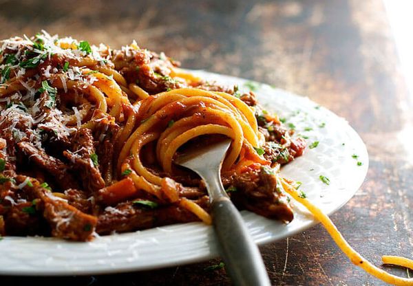 Slow Cooked Shredded Beef Ragu