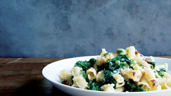 Pasta with Anchovy Butter and Broccoli Rabe