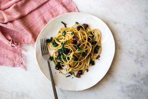 Fastest Pasta With Spinach Sauce
