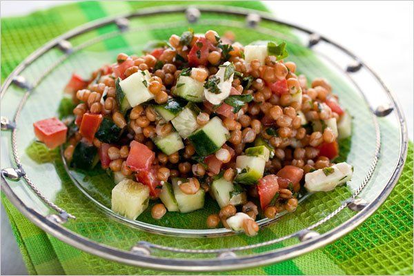 Wheat Berry and Tomato Salad