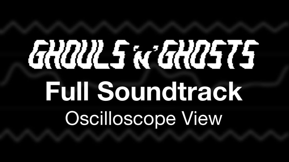 Ghouls 'n' Ghosts (C64) - Tim Follin - Full Soundtrack [Oscilloscope View]