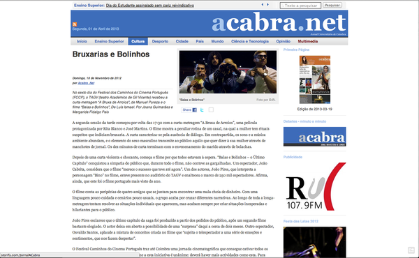 Bruxarias e bolinhos | A Cabra