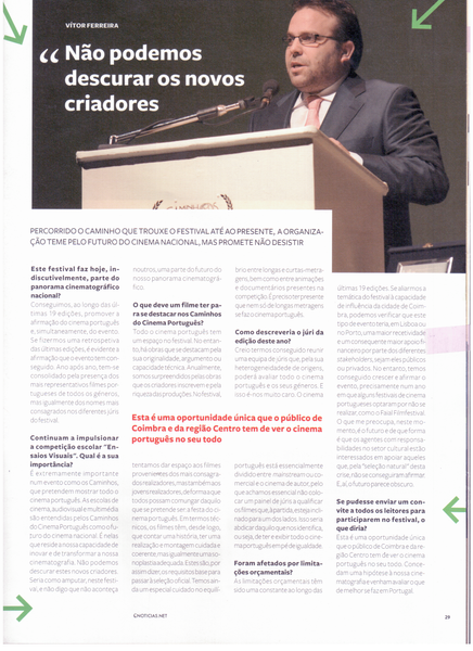 Pelos Caminhos do Cinema Português_2 | Revista C 2.Nov