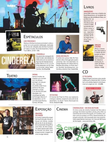 Cinemalogia - Da Ideia ao Filme | Revista VIP Dez.2013