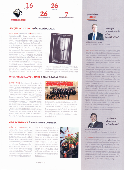 Secções culturais dão vida à cidade | Revista C 2.Nov