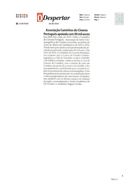 2024-08-30 O Despertar