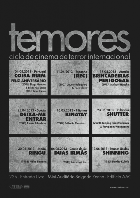 Entrada Livre – Ciclo de Cinema de Terror em Coimbra | Low Cost Portugal