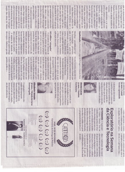 Cartaz encerramento | Diário de Coimbra 18.Nov