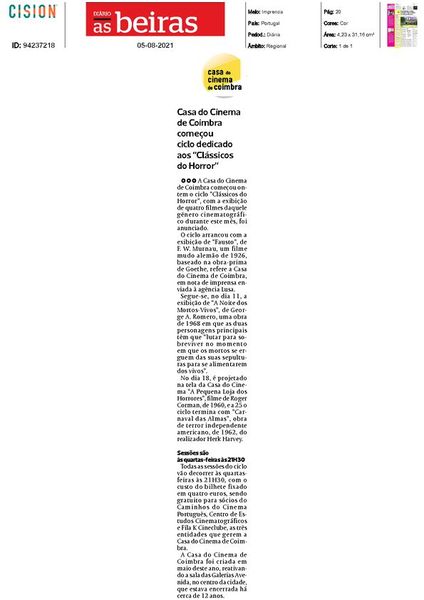 2021-08-05 Diário As Beiras