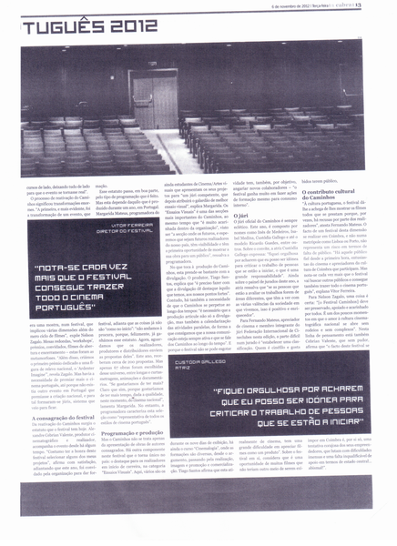 Festival Caminhos do Cinema Português - Uma Longa Viagem_2 | A Cabra 6.Nov