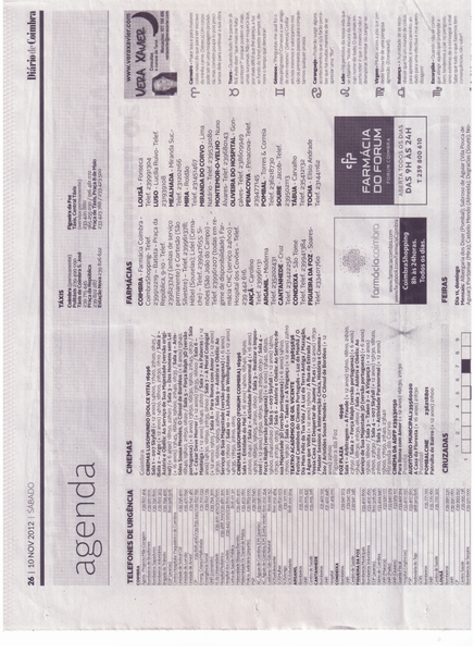 Agenda | Diário de Coimbra 10.Nov