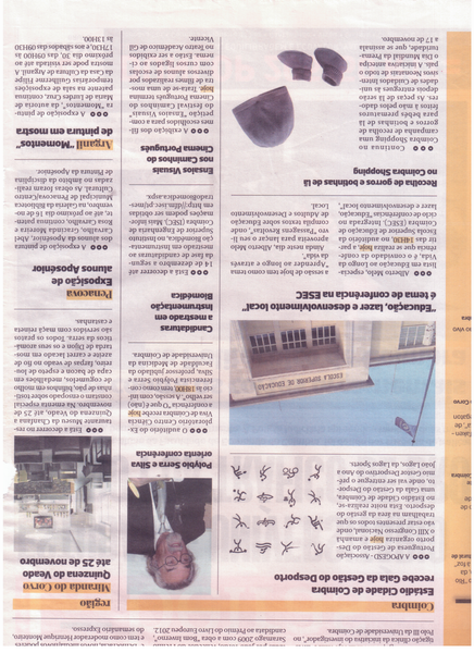 Ensaios Visuais nos Caminhos do Cinema Português | Diário As Beiras 16.Nov