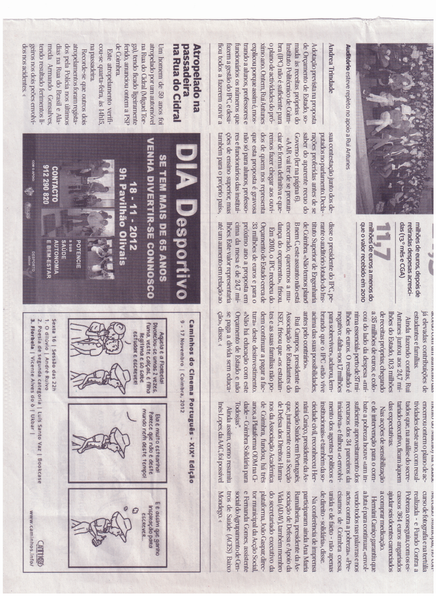 BD "Florbela" - Caminhos | Diário de Coimbra 16.Nov