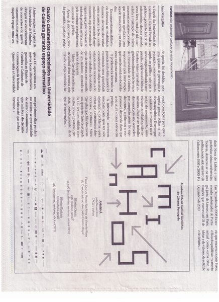 Cartaz do festival | Diário de Coimbra 8.Nov