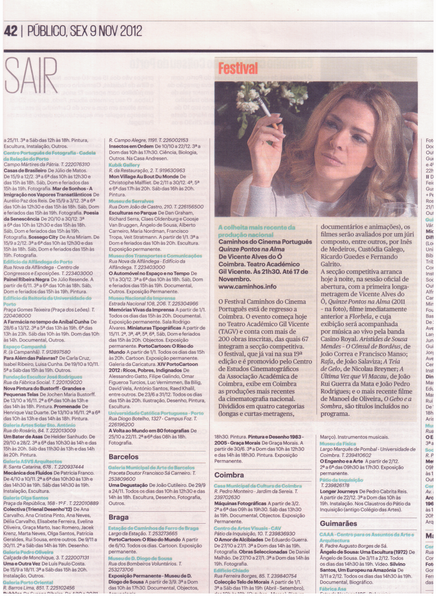 Programação 9.Nov | Público