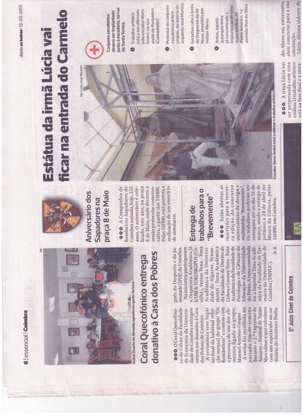 Entrega de trabalhos para o "Brevemente" | Diário As Beiras 13.Mar.2013