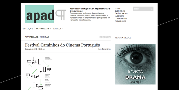 Festival Caminhos do Cinema Português | apad